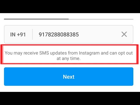 Instagram You may receive SMS updates from Instagram and can opt out at any time Problem Solve