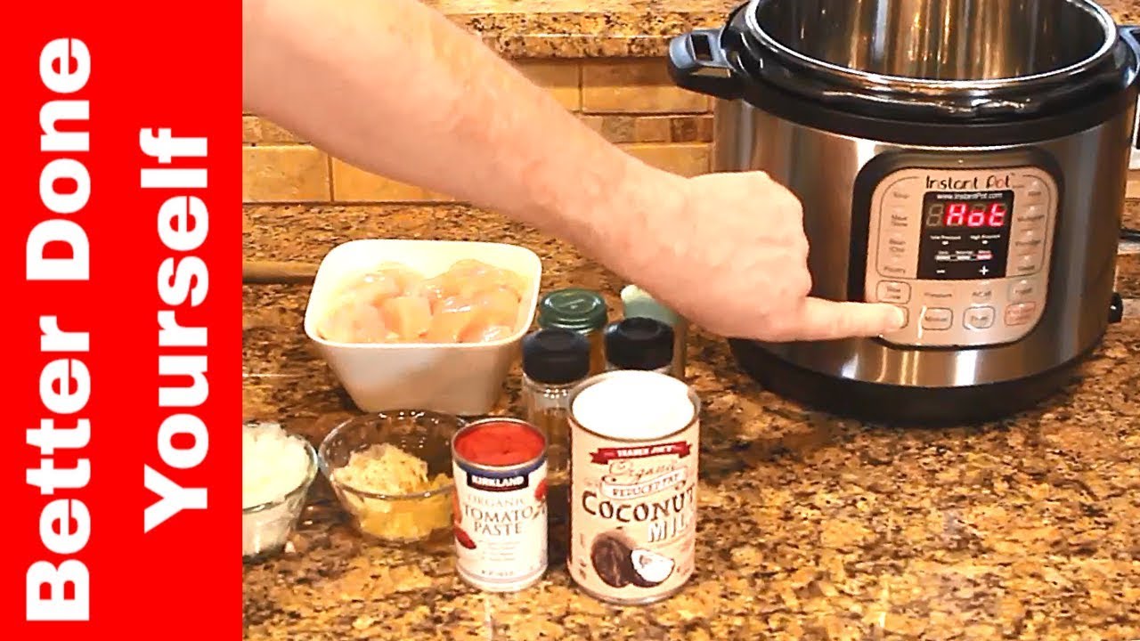 Dairy-free Butter Chicken - Meal Prep in the Instant Pot - How to Cook