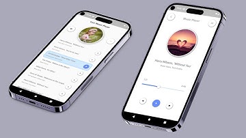 App design of the week - Music player app UI development with Flutter.