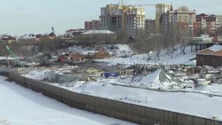 Строительство набережной. Тюмень. Март 2017 г. Строительство набережной. Тюмень. Март 2017 г.