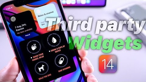 iOS 14 Third party Widgets & How to install