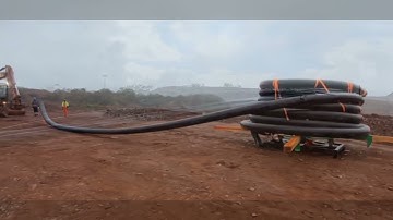 Efficient Water Transport: Pexgol Pipe Installation at Madagascar Mining Project