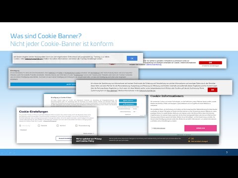 Webinar: consentmanager - Cookie Consent Lösung im Einsatz