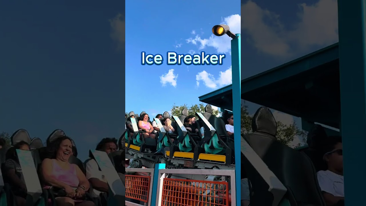ice breaker roller coaster seaworld orlando