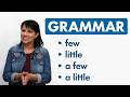 Learn english grammar few little a few a little