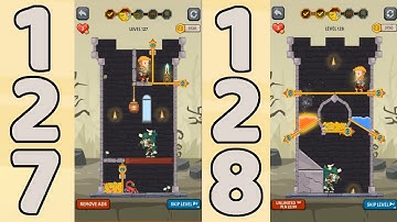 How to Loot - Pin Pull & Hero Rescue Level 127 & 128