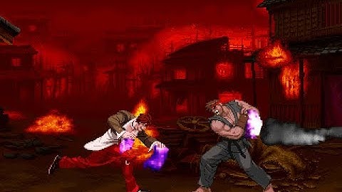 Orochi Iori vs Evil Ryu