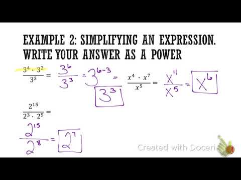 14.3 Quotient of Powers - YouTube