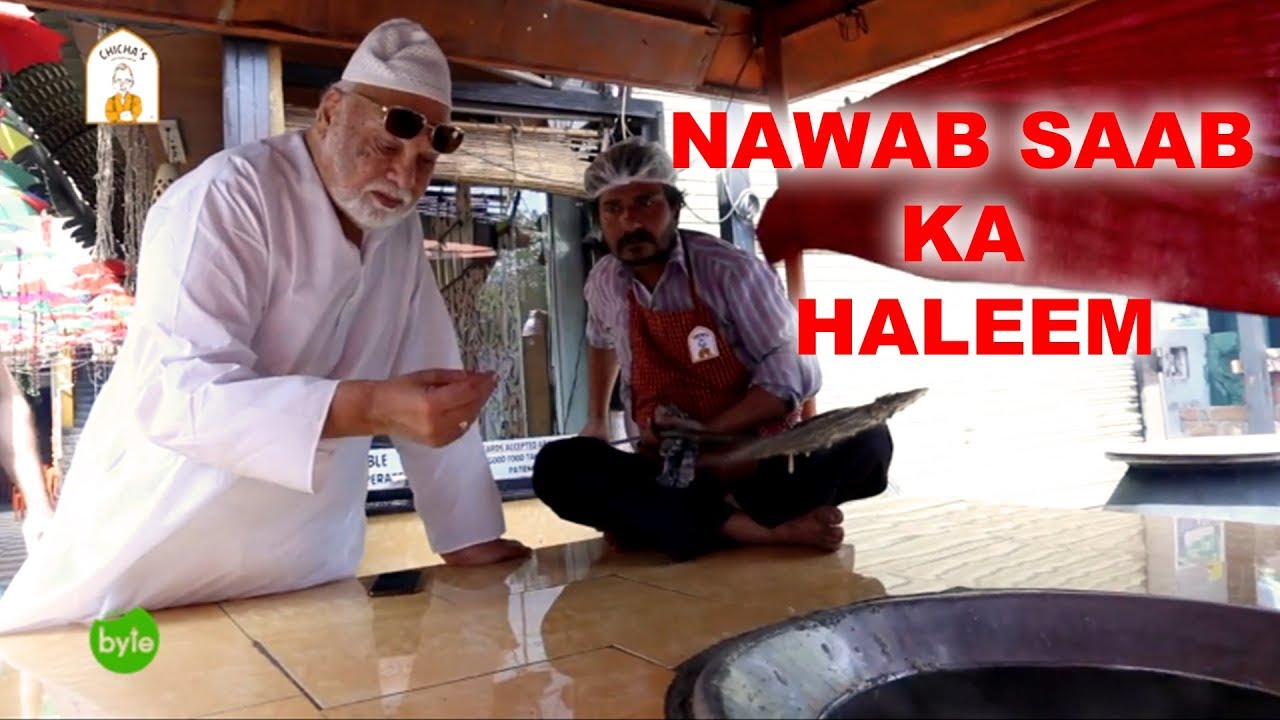 Food Conversation with Nawab Mehboob Alam Khan | Haleem by Nawab Saab himself | | Street Byte