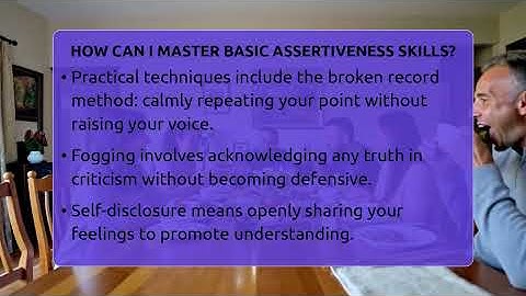 How Can I Master Basic Assertiveness Skills? - The Personal Growth Path