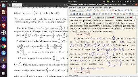 Cálculo 1 - 15.Derivação Implícita - Vídeo 1-2