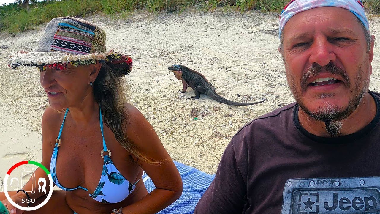 #185 URGHHHHH I was STALKED by a IGUANA in the BAHAMAS | Sailing Sisu Leopard 45 Catamaran