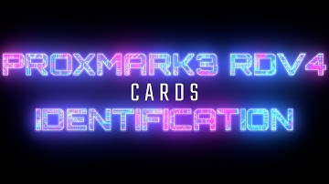 Proxmark3 RDV4 : Cards Identification