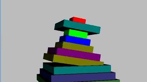 Pancake sort algorithm, visualization with VTK