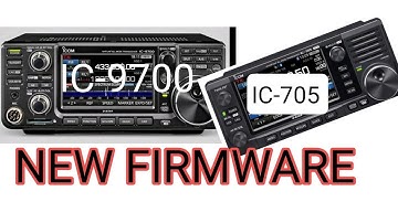 Firmware Update v1.50   ICOM IC-9700 IC-705 v1.40, 2025