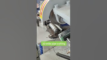 Part 80  Automatic feeding hob pipe cutting machine for quick cutting without burrs.😱