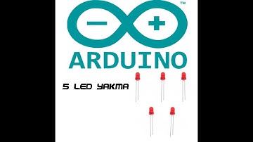 Arduino Uno 5 led yakma