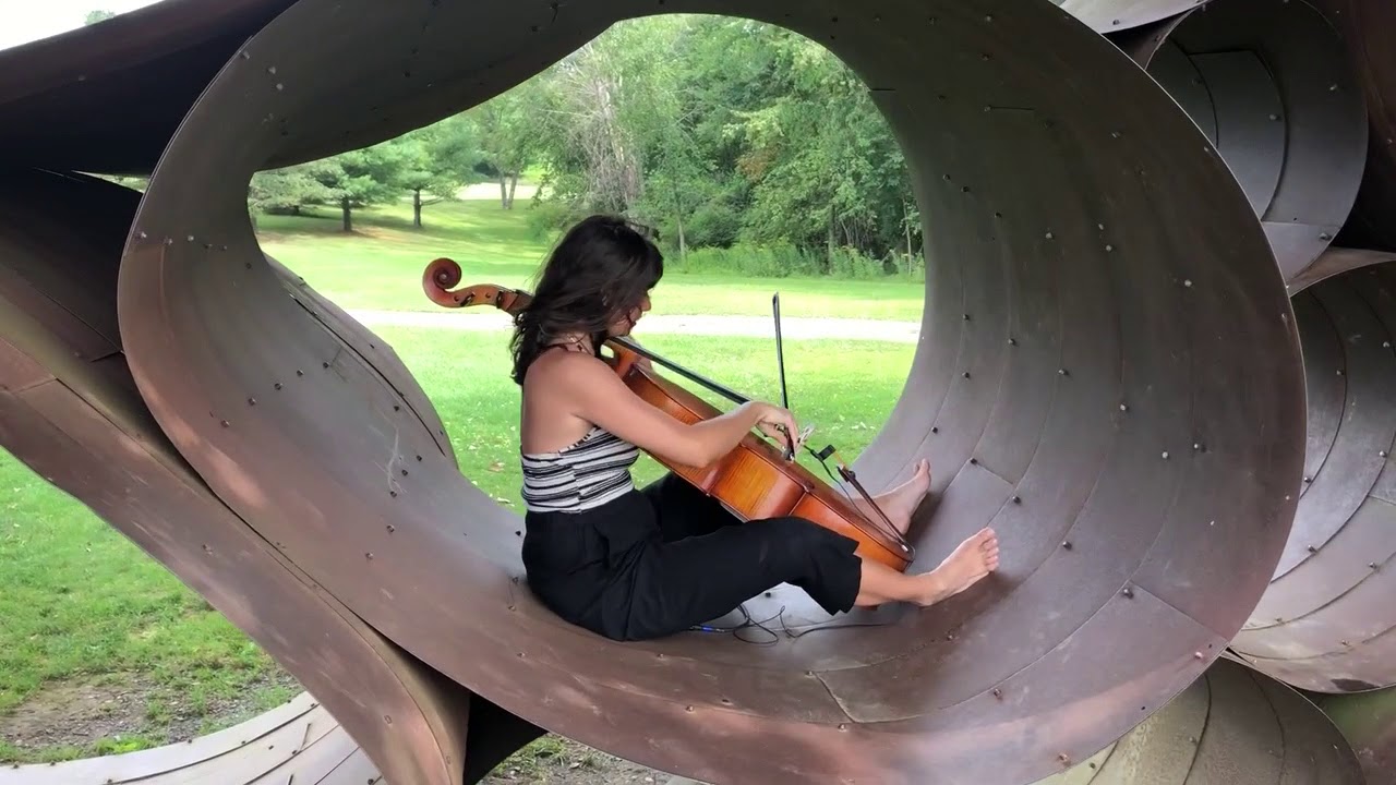 Violeta García Solo Cello at Sculpture Park @ARTOMI