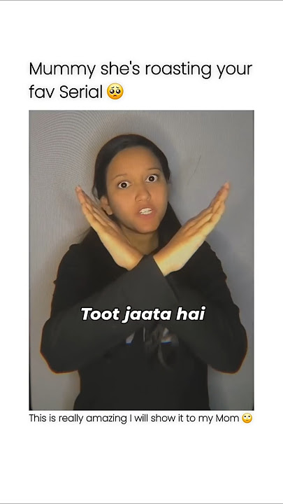 Mom She Is Roasting Your Fav Serial 🤣 || Yeh Rishta Kya Kehlata Hai || Jhilmil Bhatt x Real Voice 