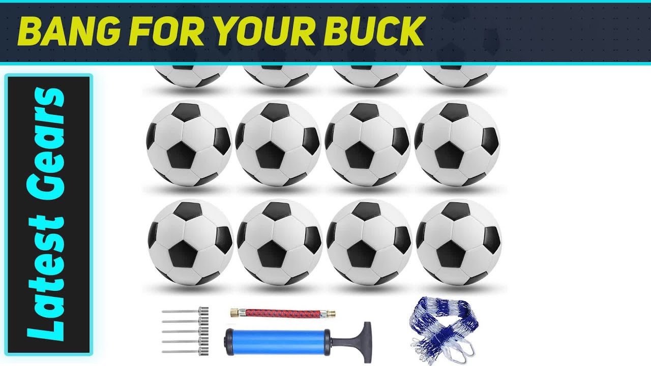 `DHYLRICHER 12-Pack Soccer Balls: Amazing Value for Group Play!