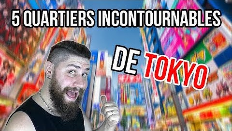 🏯 5 QUARTIERS INCONTOURNABLES de TOKYO