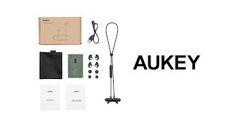 AUKEY ワイヤレスイヤホン CVC 6 0ノイズキャンセル IPX5防水 Hi Fi高音質 EP B56