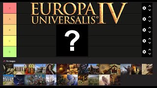 EU4 1.37 Idea Group Tier List - EUROPE