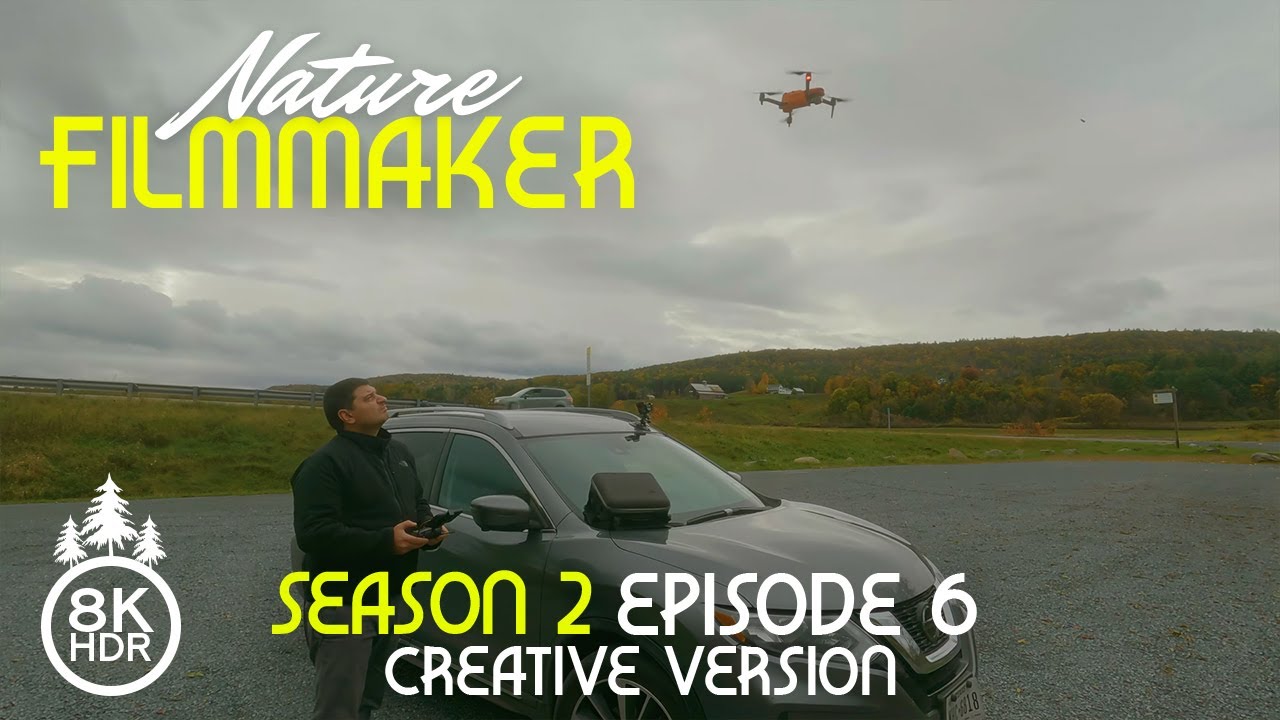 New Hampshire Filming Road Trip 8K HDR | Cinematic Drive Through Peak Fall Colors - S2 Ep6 /Creative