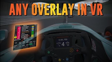 How to place ANY overlay or window in VR