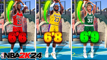 NBA 2K24 UPDATE - BEST 6’5-6’9 JUMPSHOTS - BIGGEST GREEN WINDOW JUMPSHOTS in NBA 2K24 NEXT GEN!