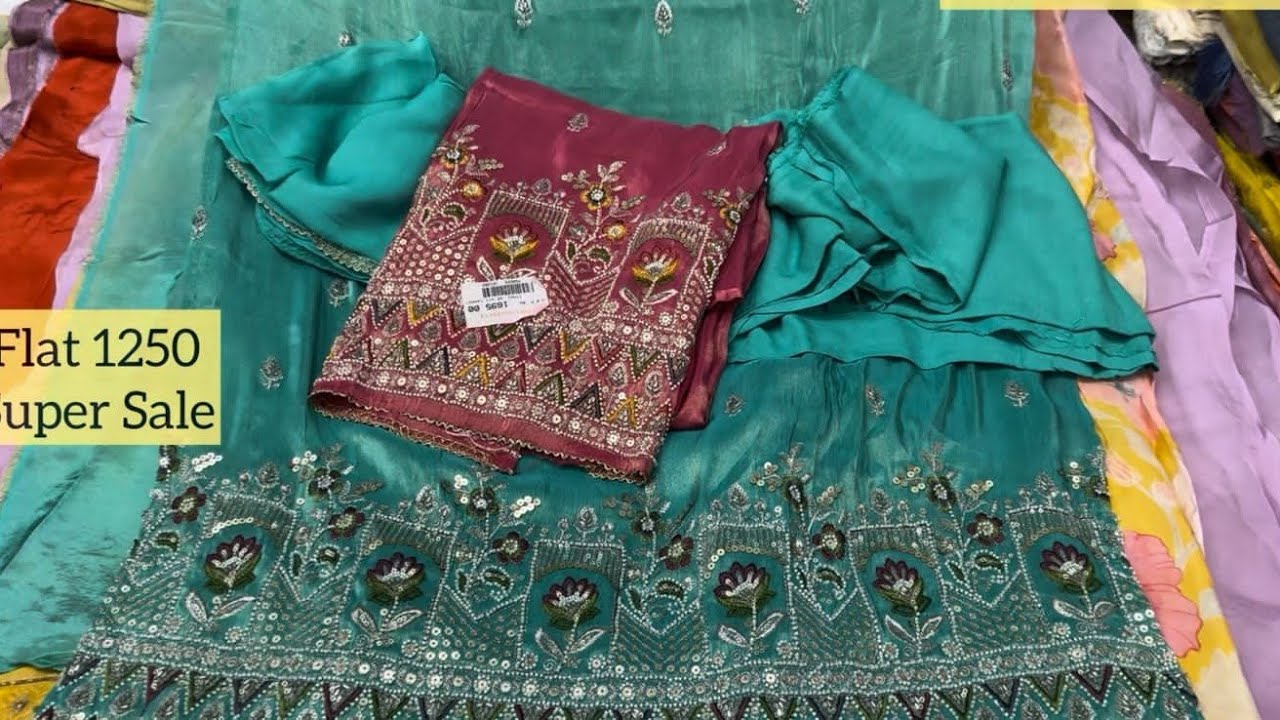 Upto 90% Off on Designer Boutique Ladies Suits, Sale Offer, Wholesale Ladies Suit Shop Chandni Chowk