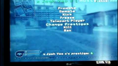 Call of Duty MWR old sckool mod Menu
