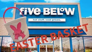 How to make Easter baskets. Five Below bunny butt personalized.