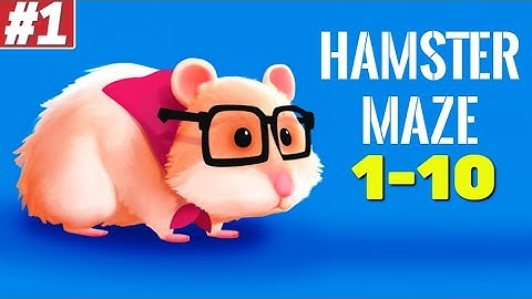 Hamster Maze Gameplay Walkthrough Part #1 Level 1-10 iOS Android Skins