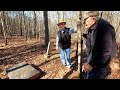 96 YEAR OLD MAN VISITS HIS OLD FAMILY CEMETERY IN THE HILLS OF ROUGH EDGE