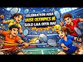 CELEBRATION AISA JAISE OLYMPICS ME GOLD LAA DIYA HAI 😂 #badminton #badmintonhighlights 