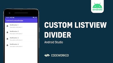 [ANDROID] Custom ListView Divider | CodeWorked