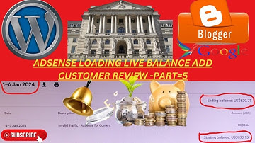 Adsense Loading My Customer Review 2024 | And Live Balance add $629.71| Adsense Loading safe method|