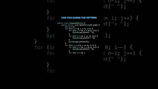 Java Tutorial For Beginners || Printing Diamond Pattern In Java #coding #courses #java