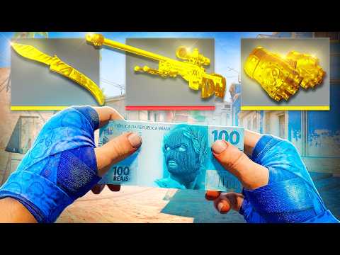 I put together a CHEAP INVENTORY with 100 reais in CS2 (nice and cheap skins)