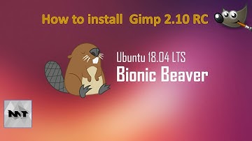 How to install Gimp 2.10 RC on Ubuntu 18.04