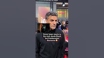 Oscar Isaac reacts to viral Jacob Elordi Hot Frankenstein discourse 🧟‍♂️#Frankenstein #jacobelordi