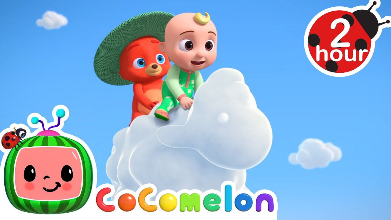 Baa Baa Cloud Sheep Adventure! ☁️ Moonbug Kids - Color Time | CoComelon Animal Time