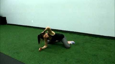 Sasha Myers | Frog Stretch with Thoracic Rotation