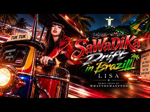 SaWaDiKa Drift in Brazil - Whatyouwanttod | LISA | TOP 1 HIS TIKTOK VIRAL | MASH UP REMIX EDITS