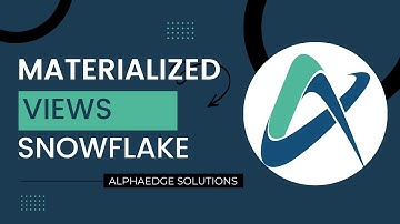 Snowflake - Materialized Views