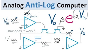 Anti-Log Analog Computer with Temperature Compensation