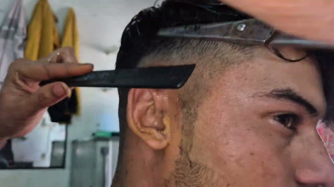 Indian man haircut series 103