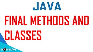 V32 | Final methods and classes