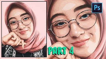 [ Photoshop tutorial ] Vector Vexel Hijab - Part 4 FACE
